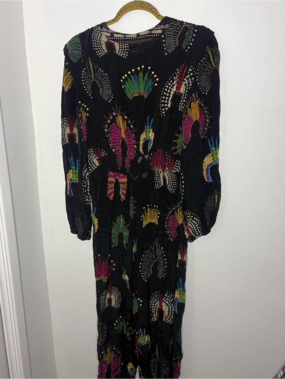 FARM Rio Yawanawa Wonderful Headdress Long Sleeve Jumpsuit - Picture 6 of 8